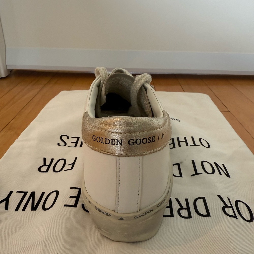 Worn once Golden Goose Hi Star Optic White Sneakers 37 - Picture 2 of 10